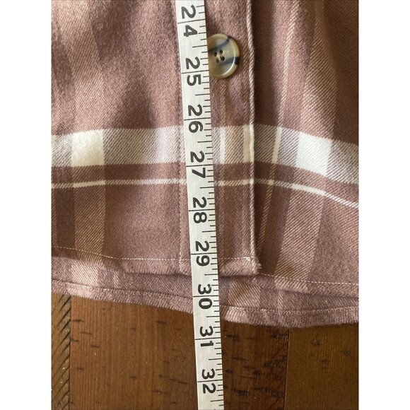 A New Day brown Plaid Tie Front Jacket Size XS - Picture 8 of 8